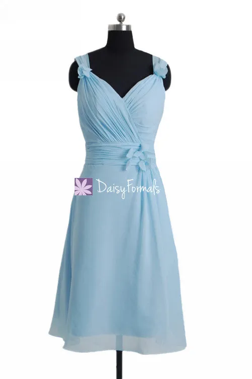 Elegant Ice Blue Bridesmaids Dress Cocktail Bridesmaid Dress (BM10298)