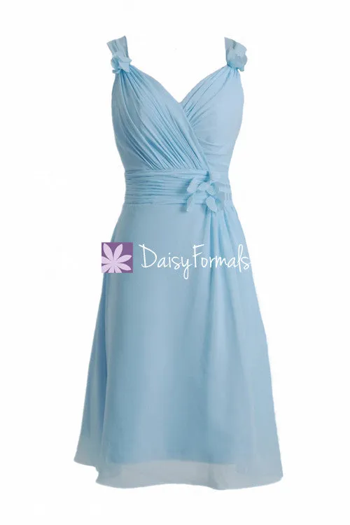 Elegant Ice Blue Bridesmaids Dress Cocktail Bridesmaid Dress (BM10298)