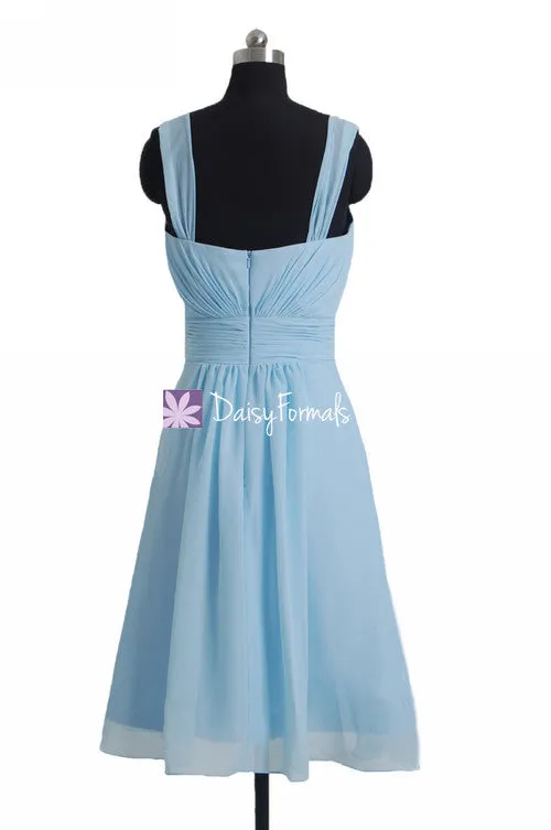 Elegant Ice Blue Bridesmaids Dress Cocktail Bridesmaid Dress (BM10298)
