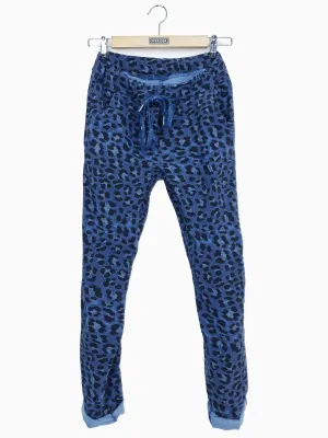 MARTA - Pull-on Joggers - Animal Print