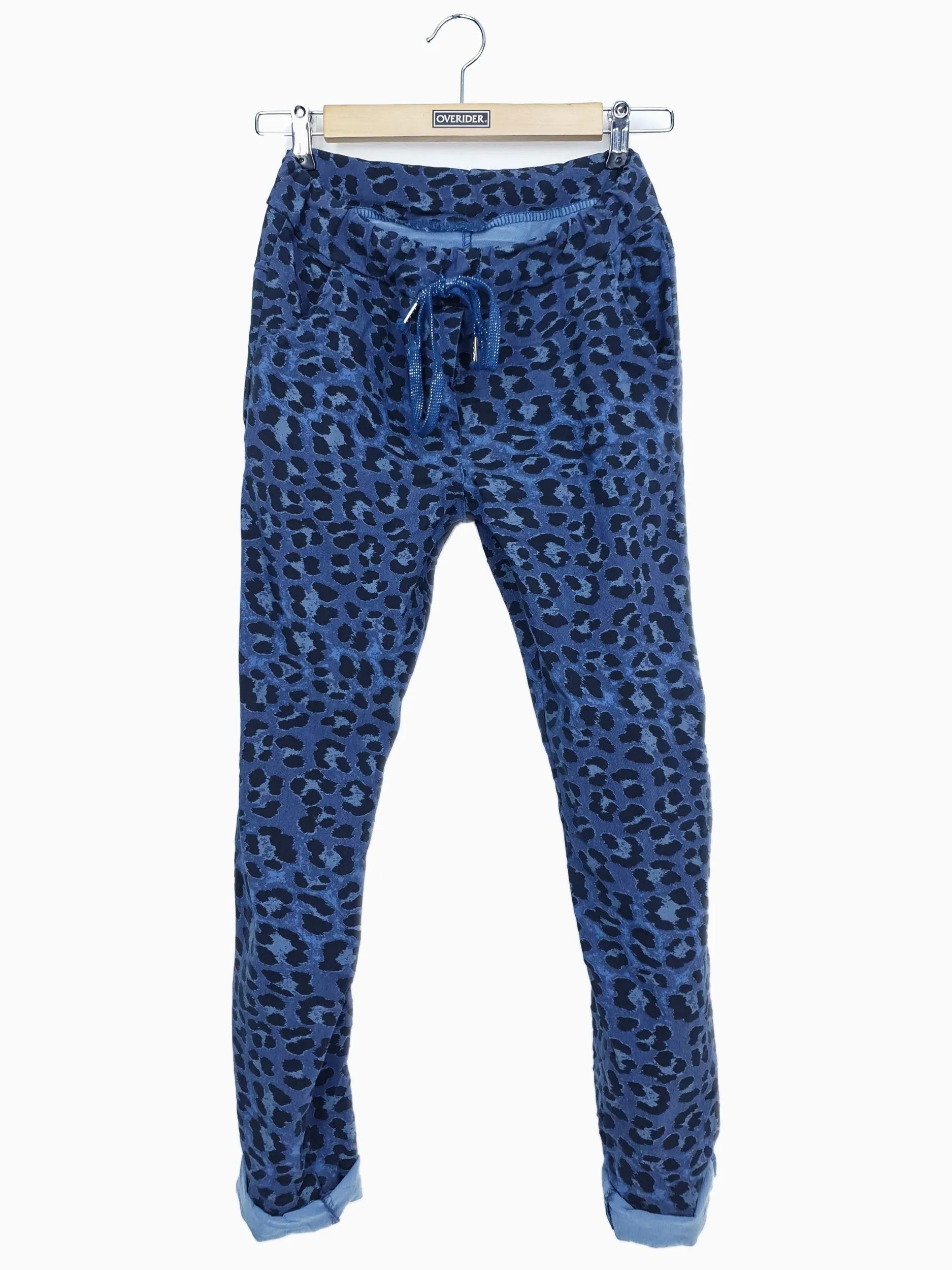 MARTA - Pull-on Joggers - Animal Print