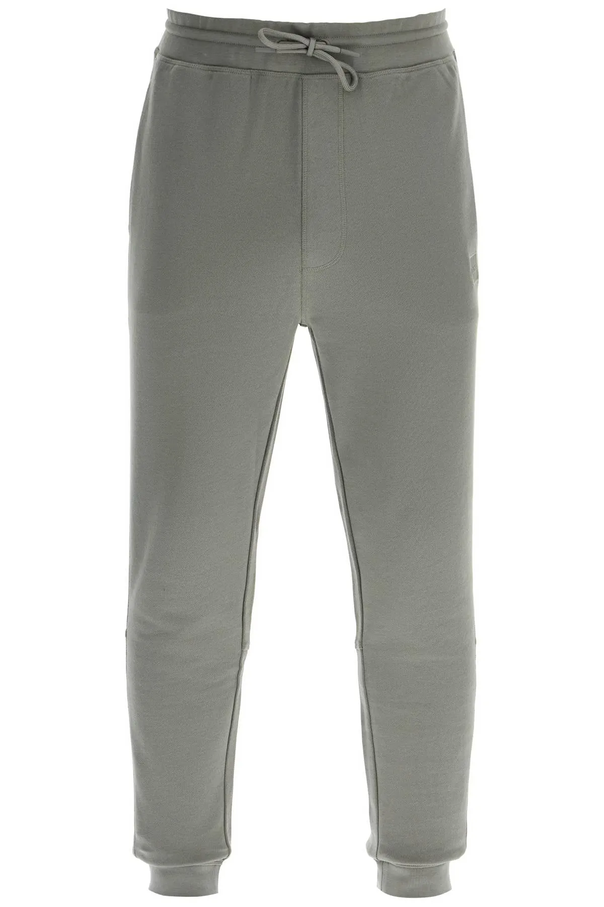 MEN'S HIGH-WAISTED REGULAR FIT COTTON PANTS OPEN GREY