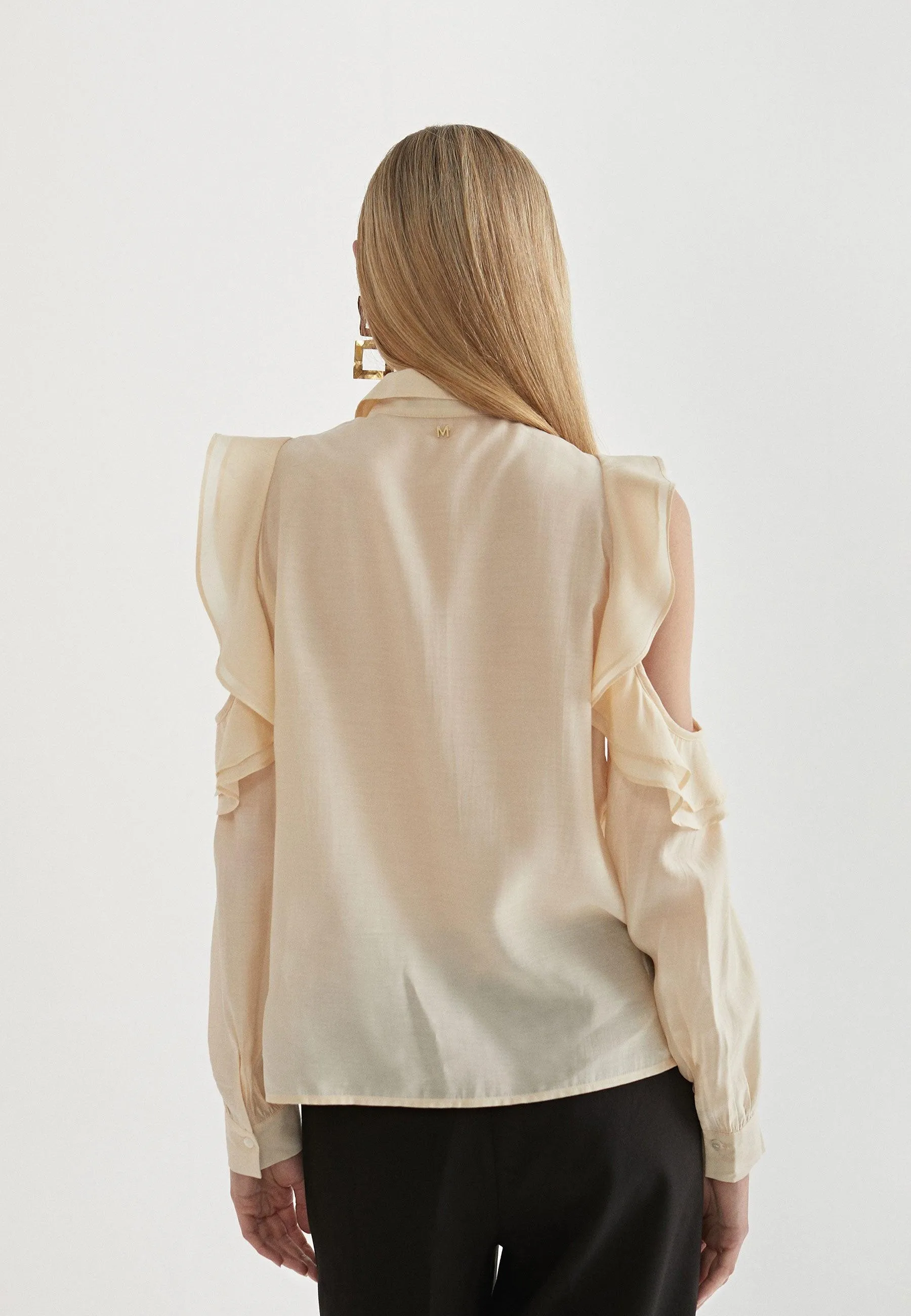 Off-the-shoulder blouse