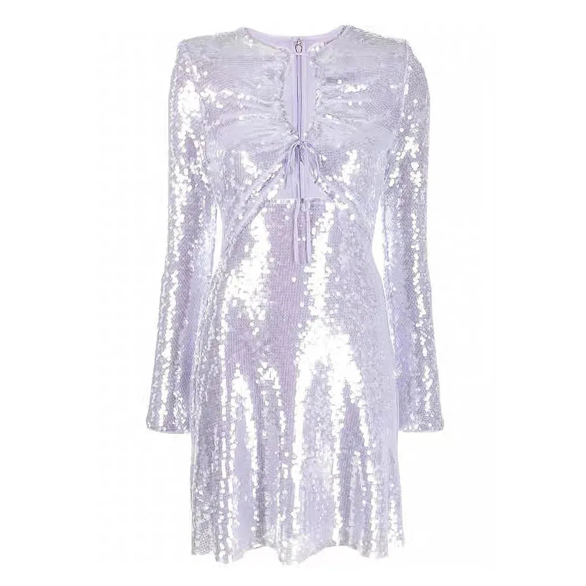 Trend4us Women’s Glitter Sequin Mini Dress